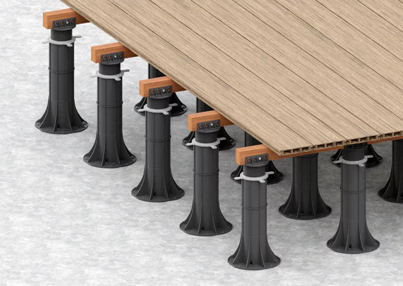 Stelzlager ECO5 höhenverstellbar 220-320 mm für Holz- und WPC Dielen