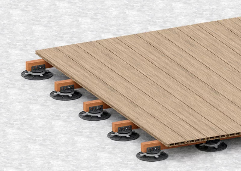 Stelzlager ECO2 höhenverstellbar 45-70 mm für Holz- und WPC Dielen