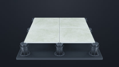 Stelzlager MAX2 höhenverstellbar 75-150 mm für Terrassenplatten