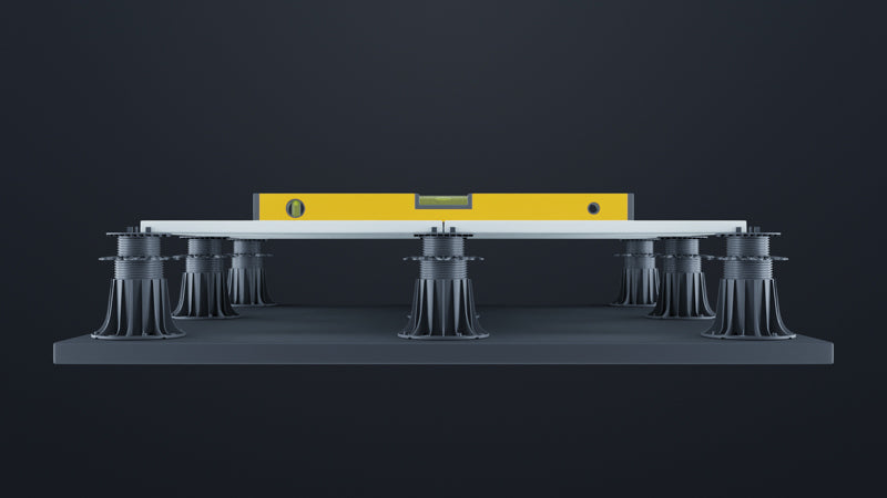 Stelzlager MAX2 höhenverstellbar 75-150 mm für Terrassenplatten