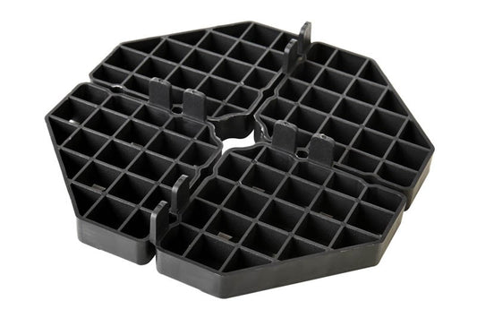 Plattenlager PL16B, schwarz, 16 mm für Terrassenplatten