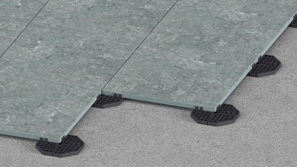 Plattenlager PL16B, schwarz, 16 mm für Terrassenplatten