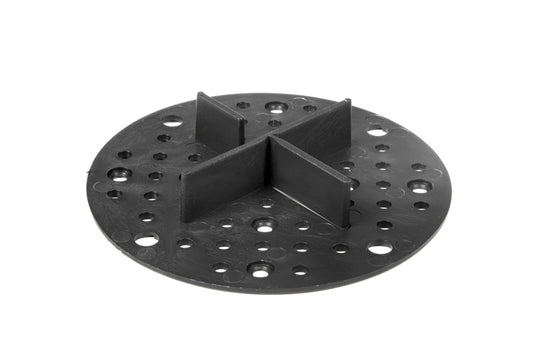 Plattenlager PL02B, schwarz, 2 mm für Terrassenplatten