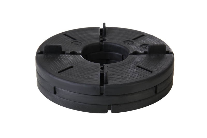 Plattenlager PL08G, Gummi, 8 mm für Terrassenplatten
