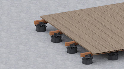 Stelzlager SPIRAL6 höhenverstellbar 90-110 mm für Holz- und Terrassendielen