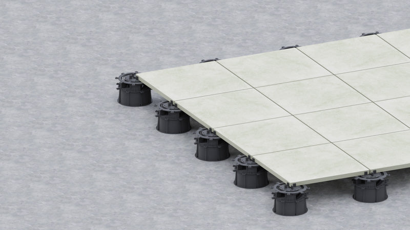 Stelzlager SPIRAL6 höhenverstellbar 90-110 mm für Terrassenplatten