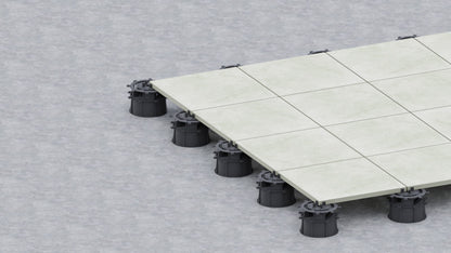 Stelzlager SPIRAL6 höhenverstellbar 90-110 mm für Terrassenplatten