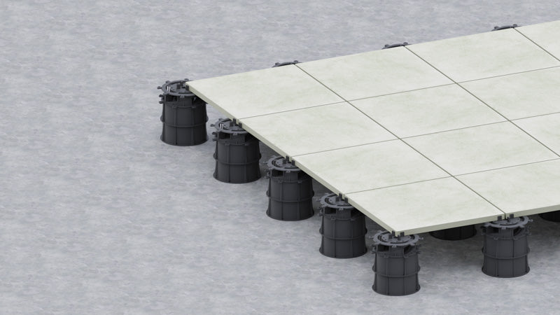 Stelzlager SPIRAL9 höhenverstellbar 150-170 mm für Terrassenplatten