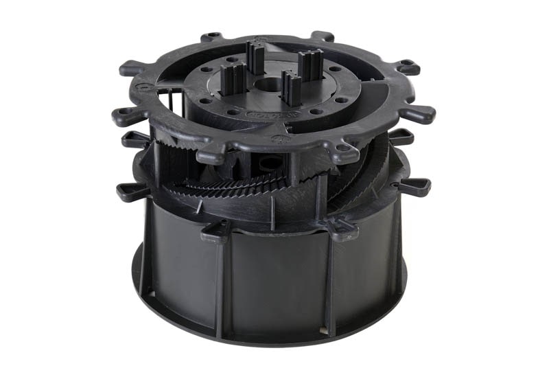Stelzlager SPIRAL6 höhenverstellbar 90-110 mm für Terrassenplatten