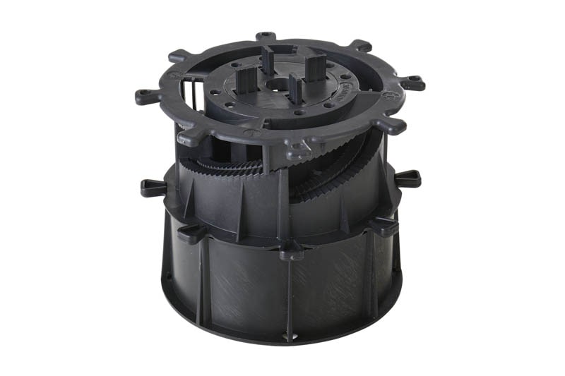 Stelzlager SPIRAL7 höhenverstellbar 110-130 mm für Terrassenplatten