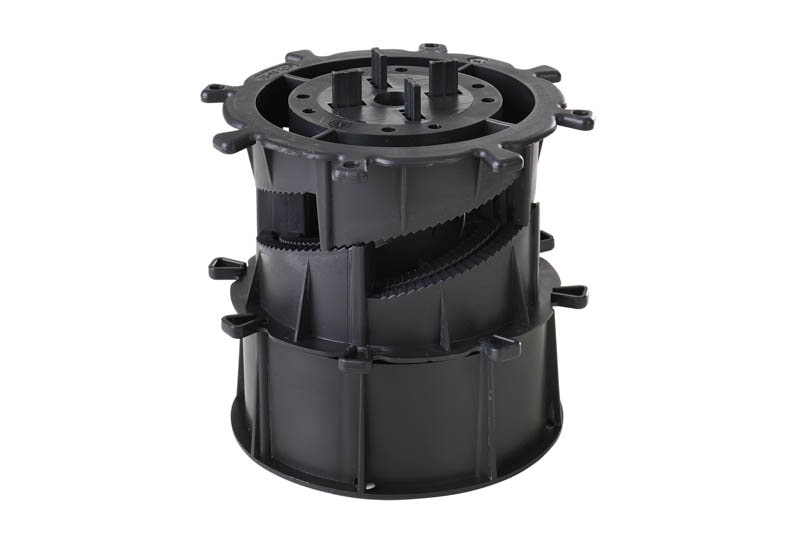 Stelzlager SPIRAL8 höhenverstellbar 130-150 mm für Terrassenplatten