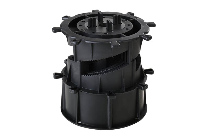 Stelzlager SPIRAL8 höhenverstellbar 130-150 mm für Terrassenplatten