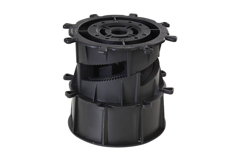 Stelzlager SPIRAL8 höhenverstellbar 130-150 mm für Terrassenplatten
